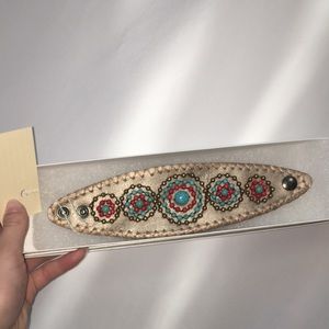Kaleidoscope Leather Bracelet Accidental Buddhist